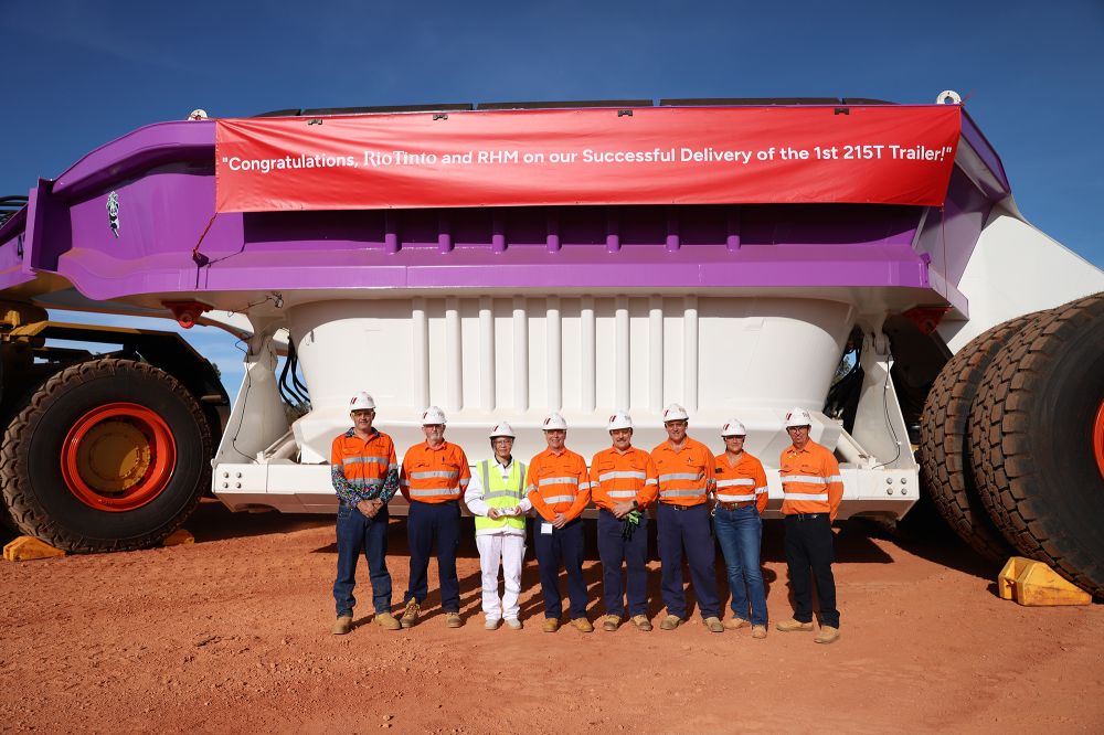 子公司潤邦重機成功交付力拓215噸自卸式礦車車斗 助力客戶優化鋁土礦運載(圖1)